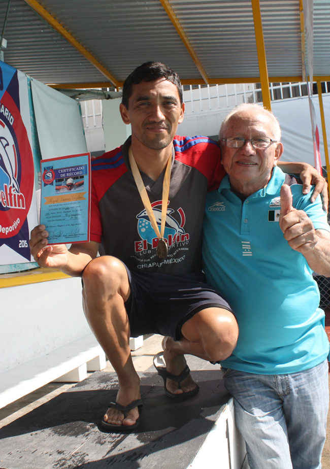 Miguel Cáceres impuso 4 récords individuales en 2015