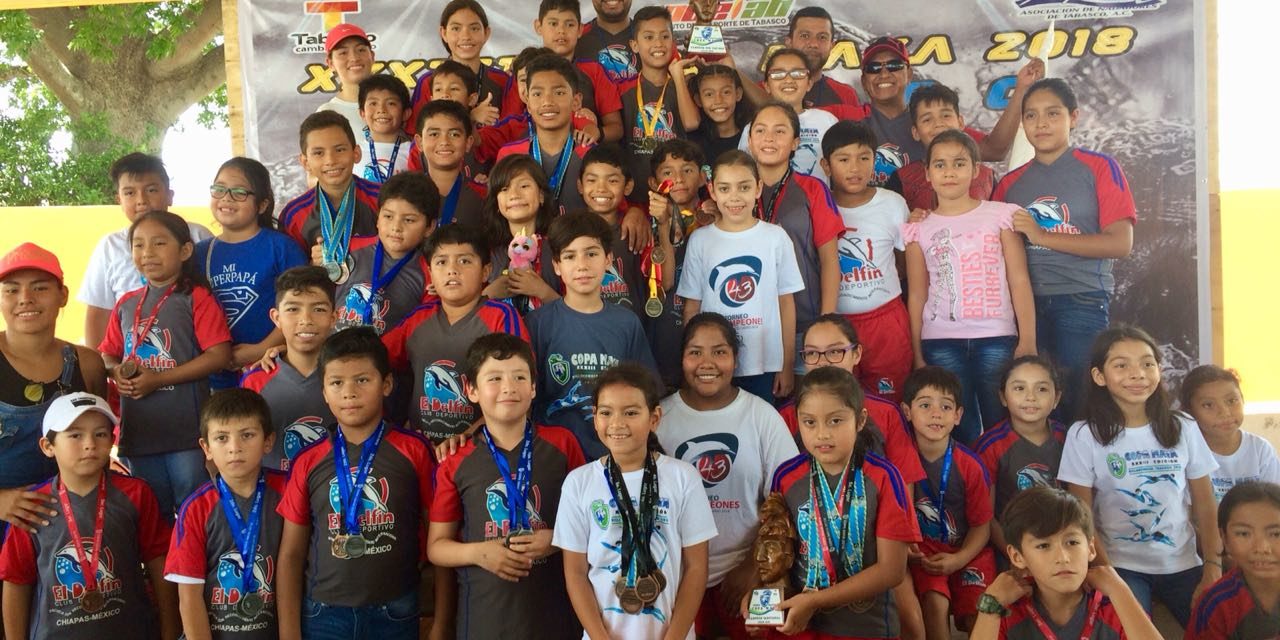 Campeones de la 33 Copa Maya de Natación Foto 1